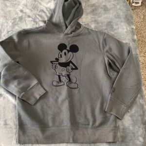 Gap Kids Disney Gray Size XXL Mickey Mouse Sweatshirt Hoodie Retro Pullover